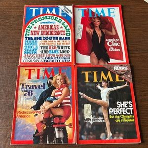 Time Magazine march, June, July, August 1976. For separate issues.